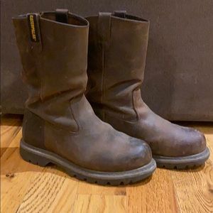 Caterpillar Revolver Slip On Steel Toe Boots Women